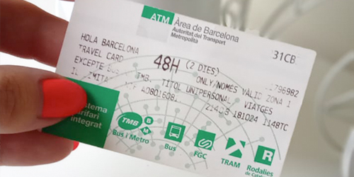 Pase de transportes en Barcelona